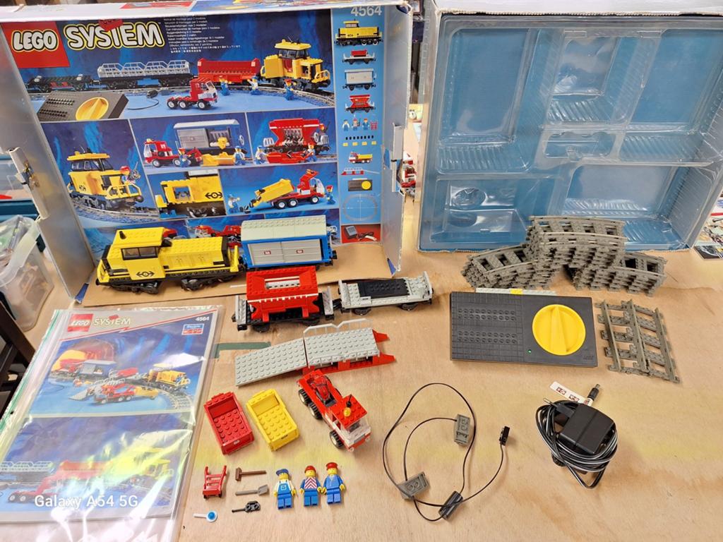 Lego 9V Trein Set 4564, Kinderen en Baby's, Speelgoed | Duplo en Lego, Gebruikt, Verzenden, Lego, Compleet