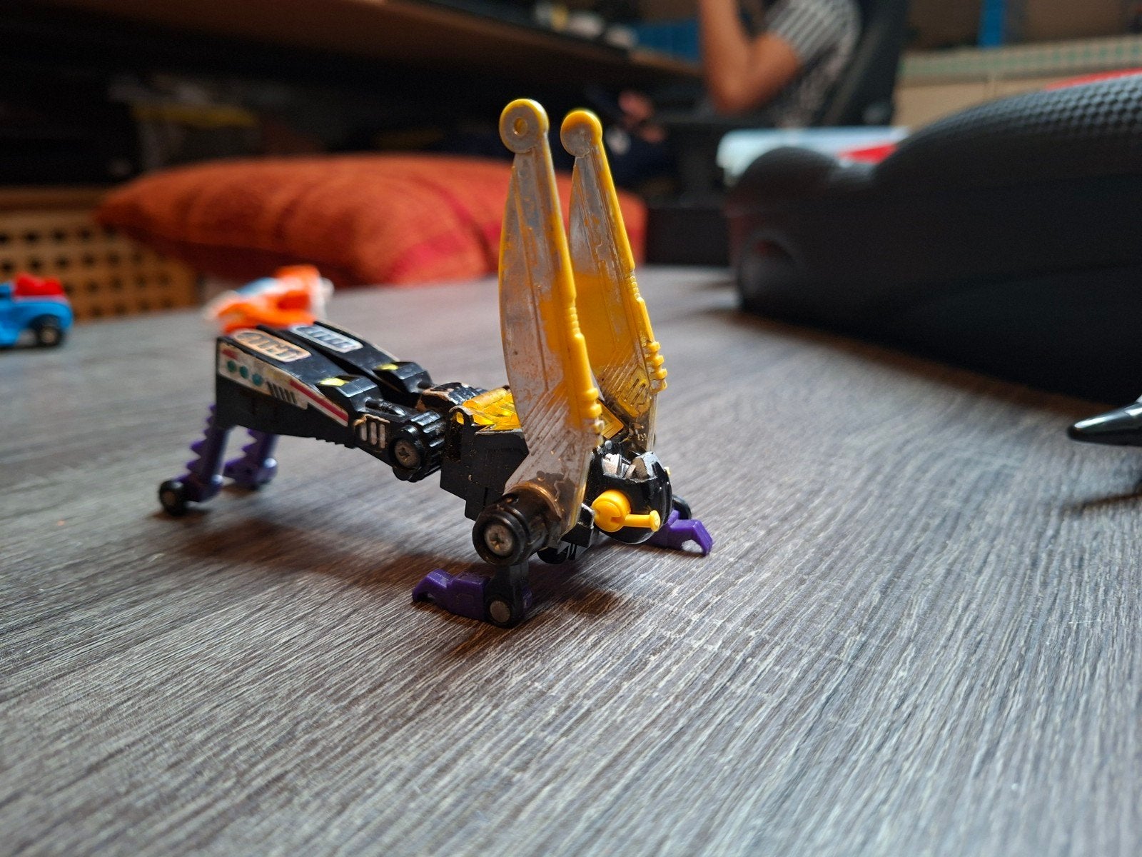 Vintage Hasbro Transformers G1 Kickback 1985 Insecticon, Verzamelen, Transformers, Gebruikt, G1, Decepticons, Ophalen of Verzenden