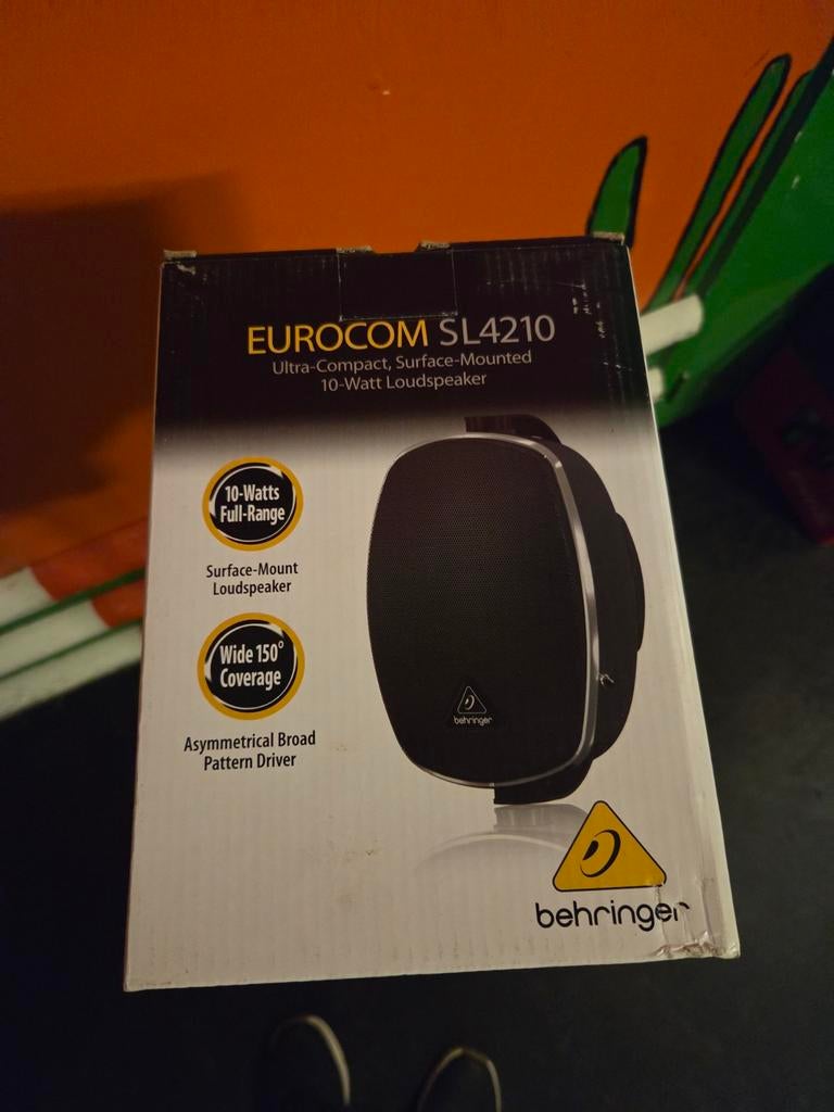 Eurocom SL4210 Ultra-Compact 10-Watt Luidspreker, Overige merken, BEHRINGER Germany, Overige typen, Nieuw