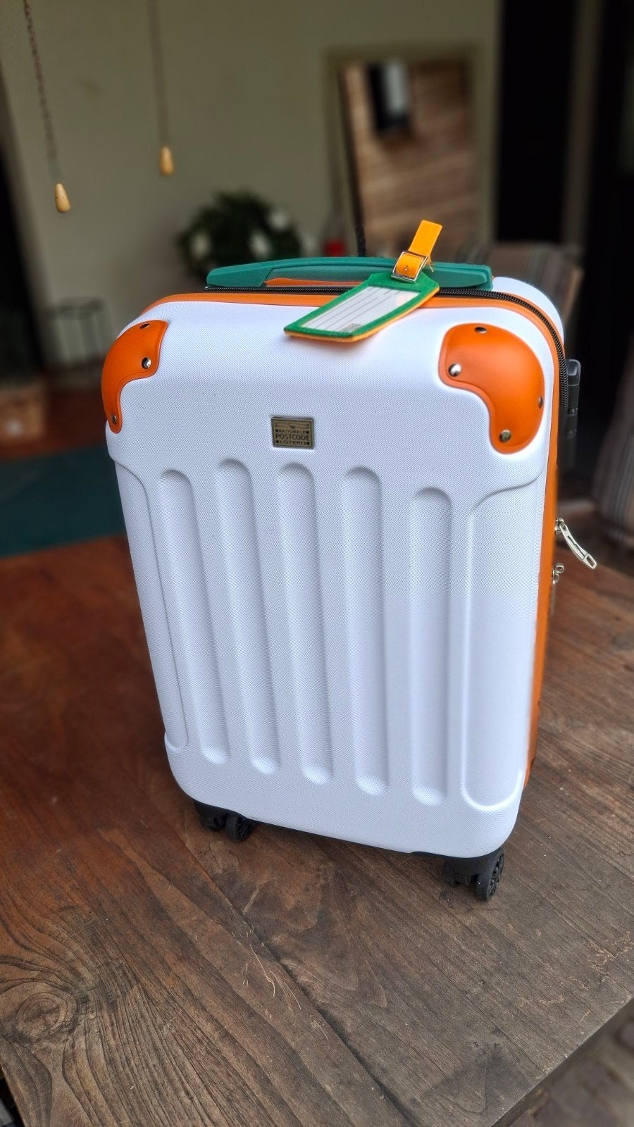 Postcodeloterij rolkoffer - Nieuw en ongebruikt, Ophalen of Verzenden, Nieuw, Wit, Uitschuifbare handgreep