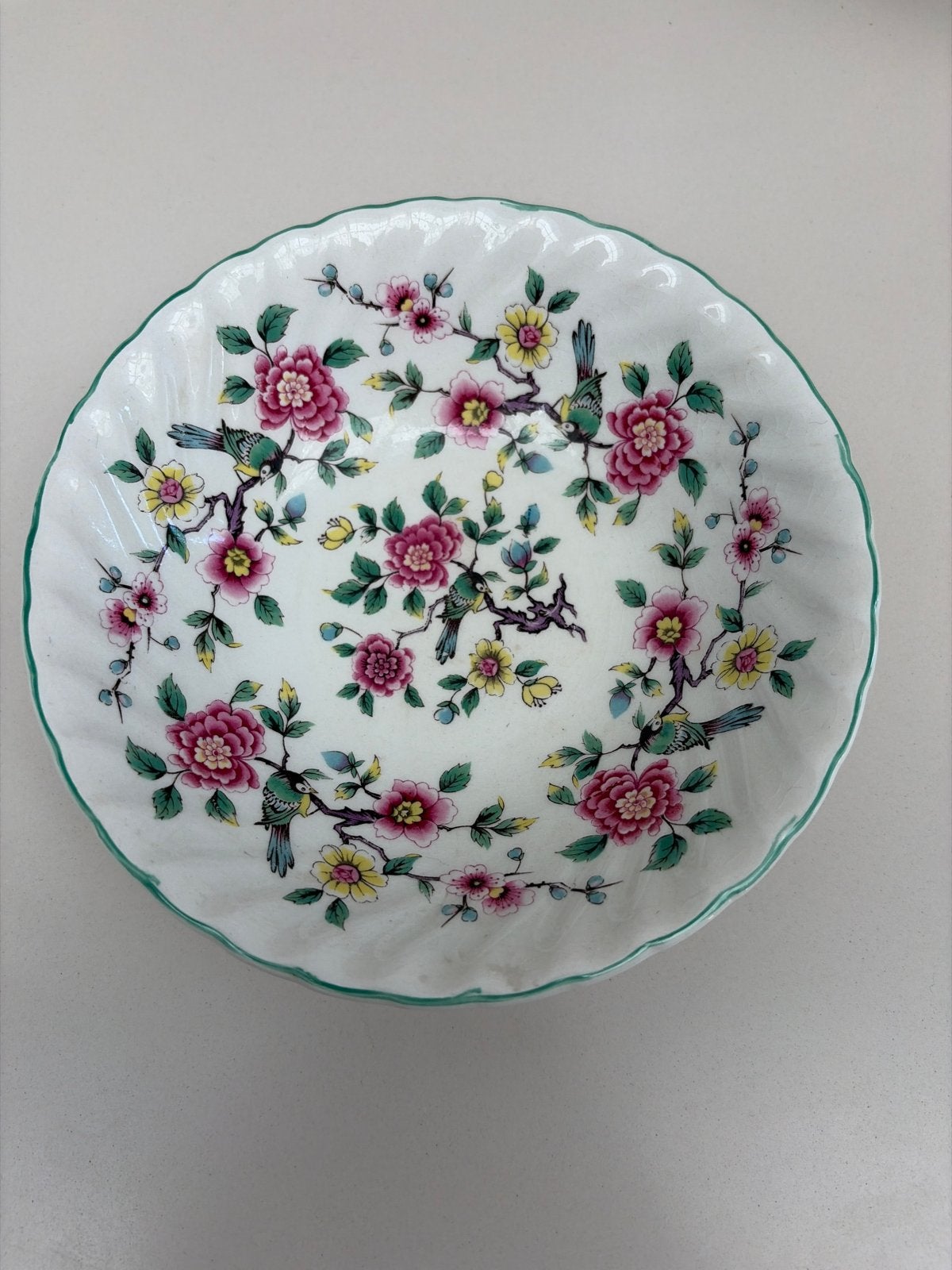 Old Foley James Kent Ltd. 'Chinese Rose' schaaltje, Ophalen of Verzenden