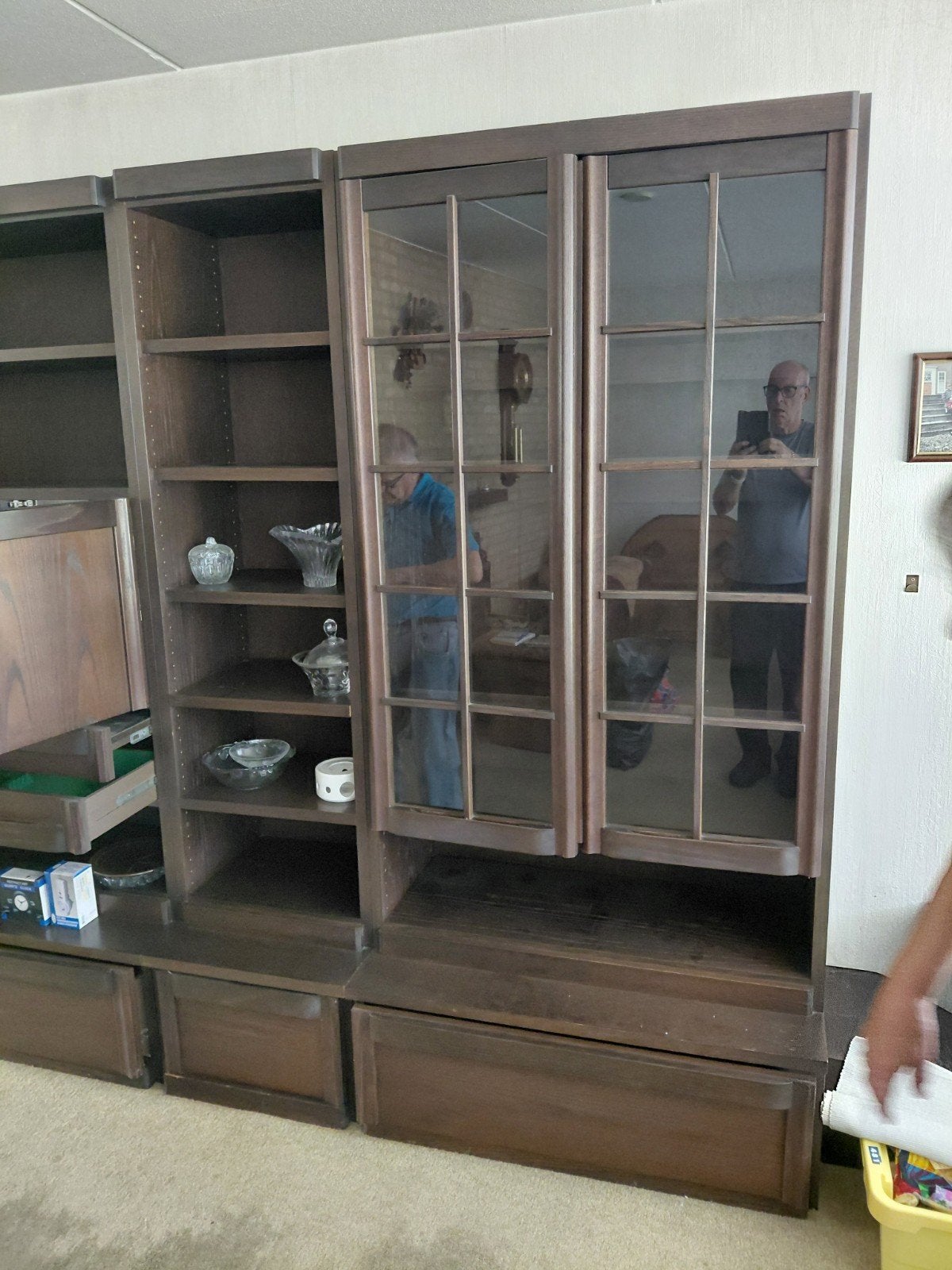 buffet kast te koop. 60x210x360., Huis en Inrichting, Ophalen, 200 cm of meer, Eikenhout, Zo goed als nieuw