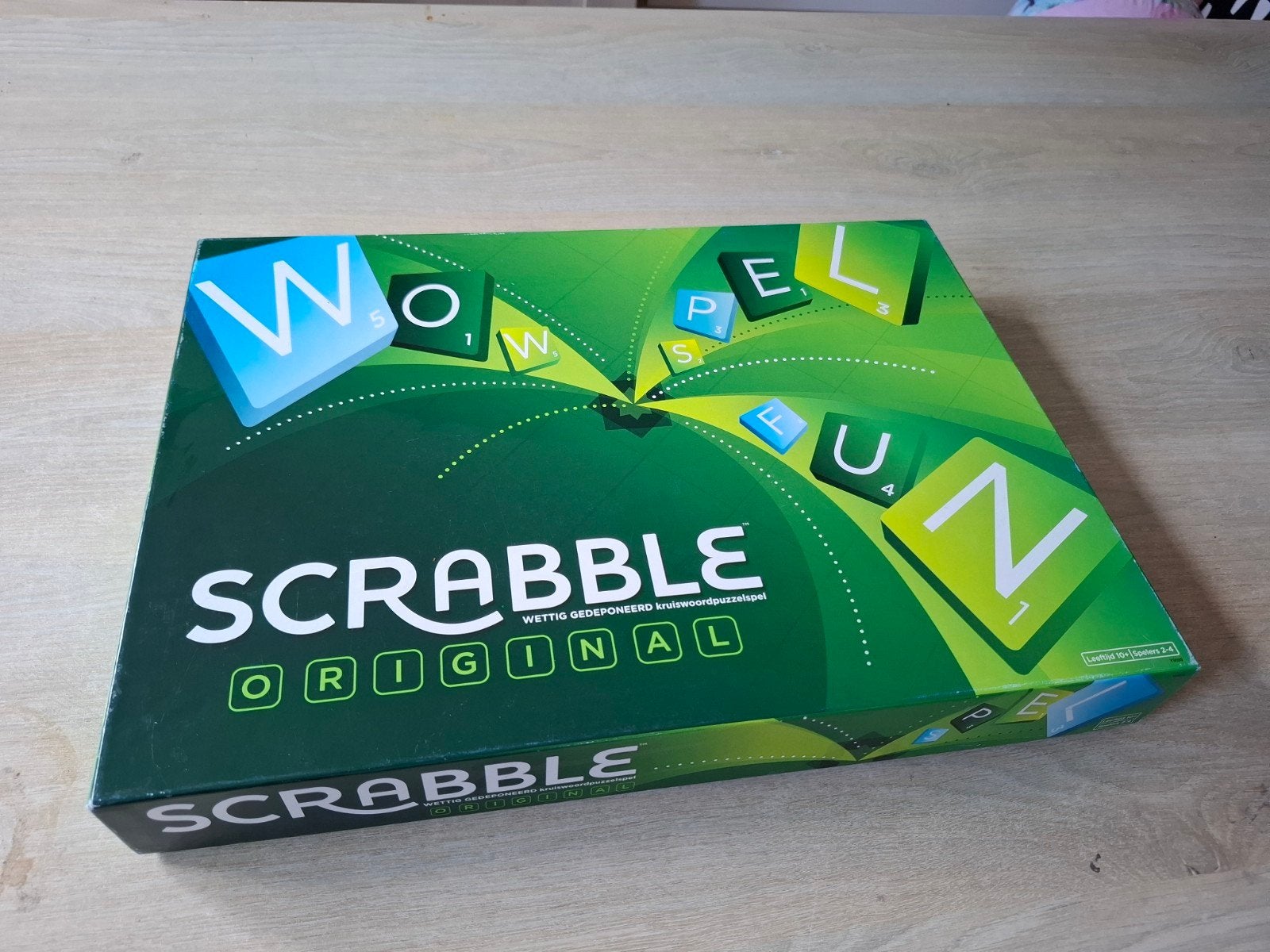 Scrabble Original Bordspel - Zo goed als nieuw, Ophalen of Verzenden, Zo goed als nieuw, Een of twee spelers, Service.nl@mattel.com