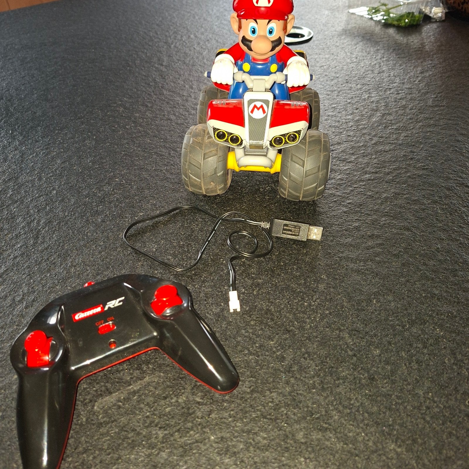 Carrera RC Super Mario Bestuurbare Auto, Gebruikt, Auto onroad, RTR (Ready to Run), Overige schalen