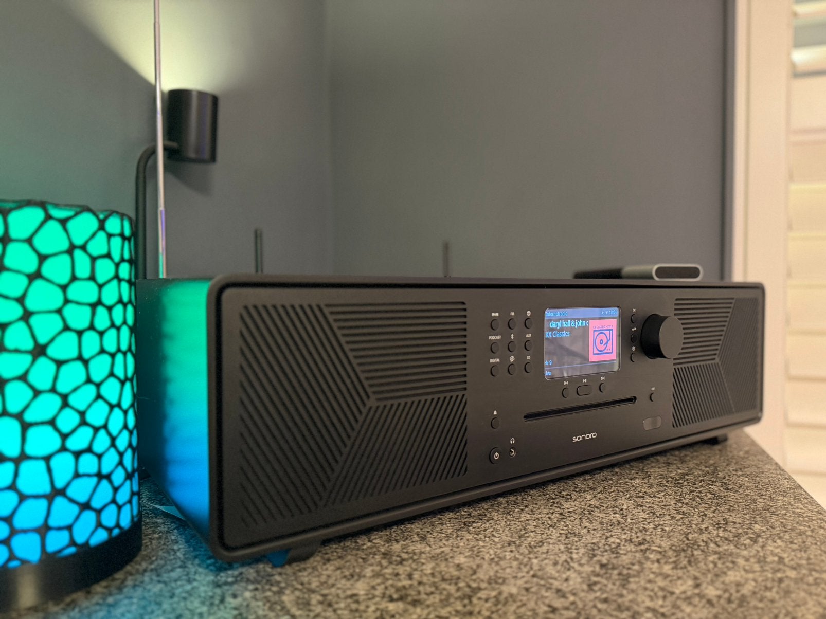 Sonoro MEISTERSTÜCK Gen.2  All-in-One HiFi mat zwart, Ophalen, Zo goed als nieuw, Cd-speler, Overige merken