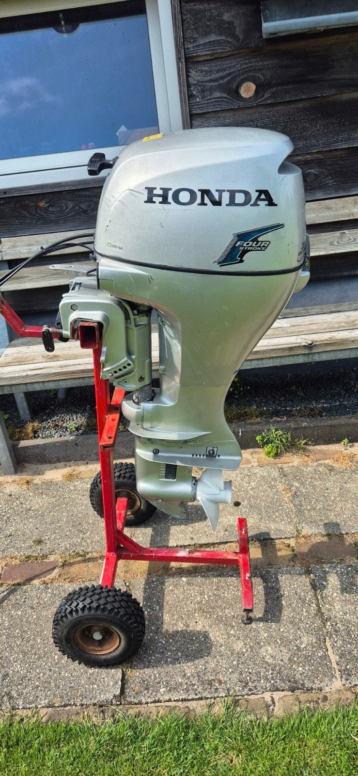 Honda 8 pk 4 takt kortstaart afstandsbediening, Ophalen, Gebruikt, 5 tot 10 pk, Buitenboordmotor