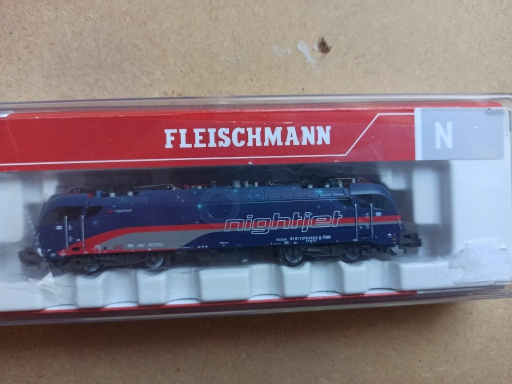 Fleischmann ÖBB Nightjet Taurus + Orginele doos, Hobby en Vrije tijd, Modeltreinen | N-Spoor, Fleischmann, Nieuw, Ophalen of Verzenden