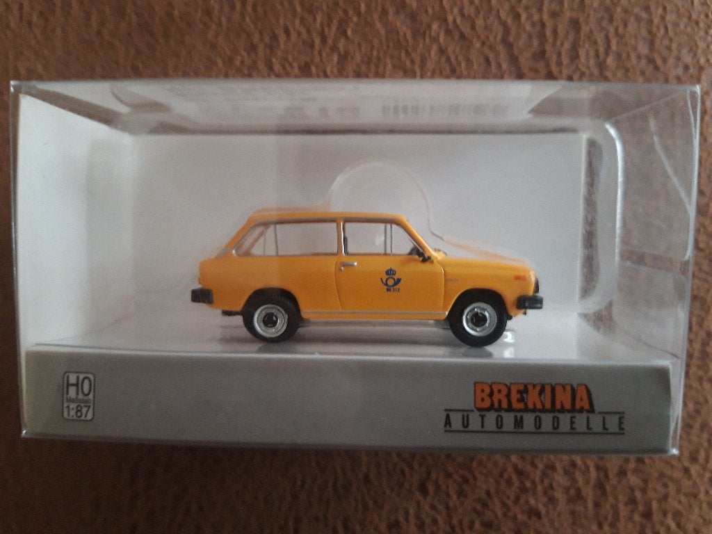 Volvo 66 DL Combi Zweedse Post – Brekina 1:87, Hobby en Vrije tijd, Ophalen of Verzenden, Zo goed als nieuw, Auto, Brekina