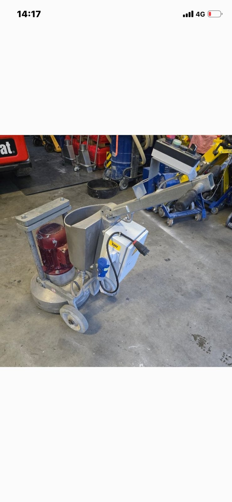 Diamatic profesionele slijp machine beton terrazzo natuurste, Ophalen of Verzenden, Zo goed als nieuw, Overige typen