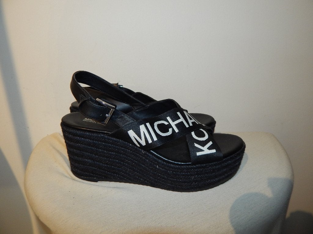 Michael Kors sandalen merk banden sleehak nieuw mt 9/40