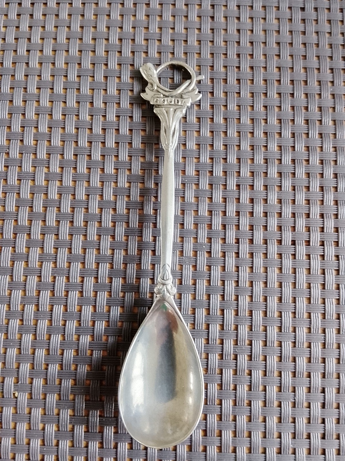 Gouda zilveren lepeltje, Antiek en Kunst, Ophalen of Verzenden, Zilver