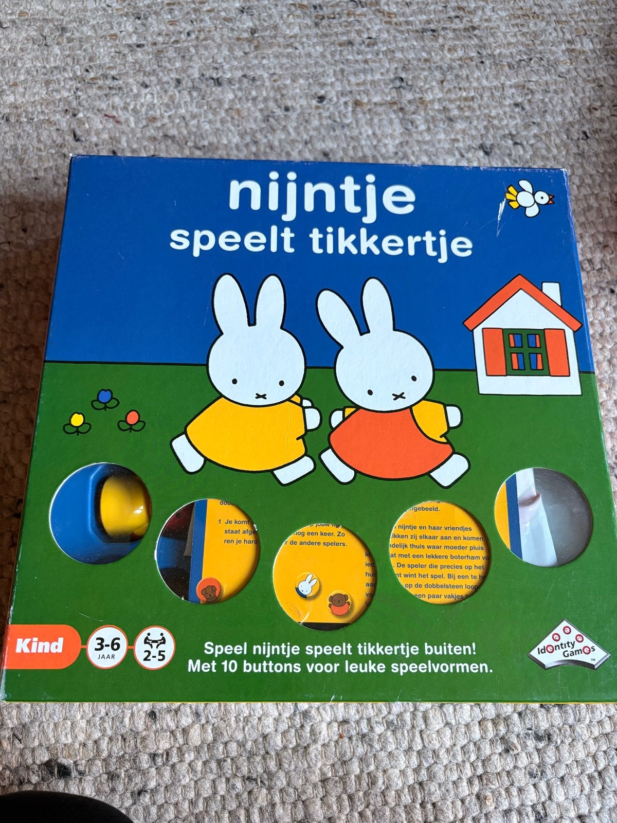 Nijntje Speelt Tikkertje Bordspel - Leuk voor Kinderen, Drie of vier spelers, Ophalen of Verzenden, Gebruikt