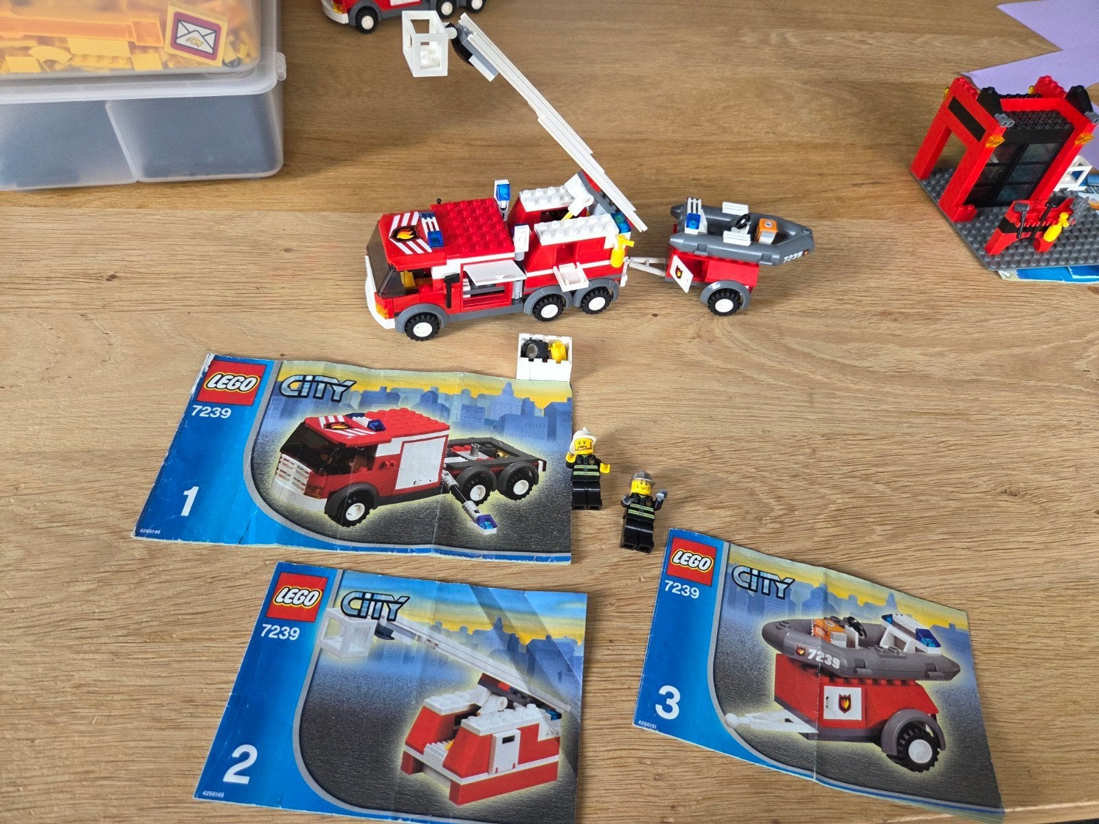 Lego City Brandweer sets 7239, 7240, 7241, Ophalen of Verzenden, Gebruikt