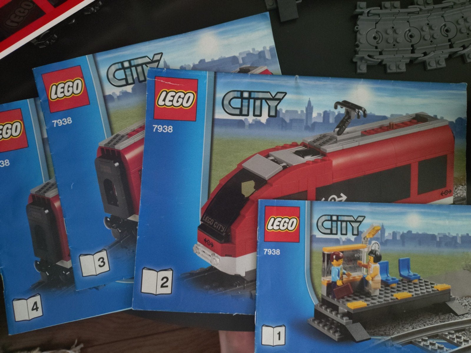 Lego City Trein 7938 en station 7937, Lego, Ophalen of Verzenden, Compleet, Complete set
