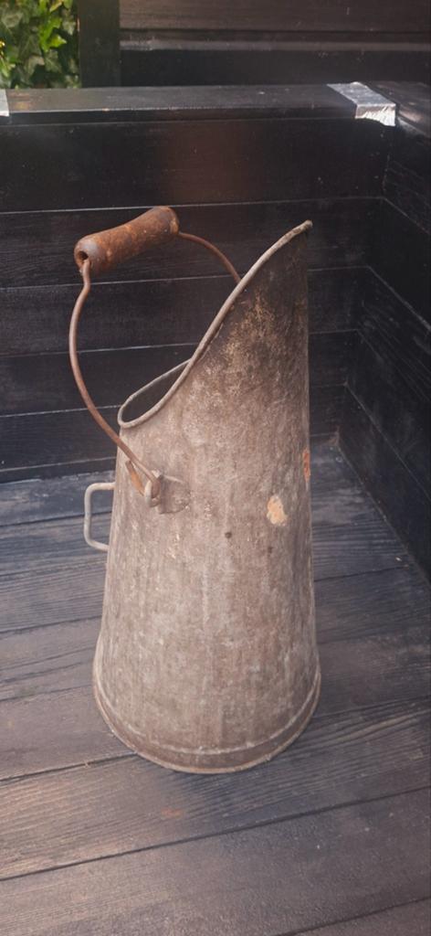 authentieke, Franse zinken kolenkit, Ophalen of Verzenden