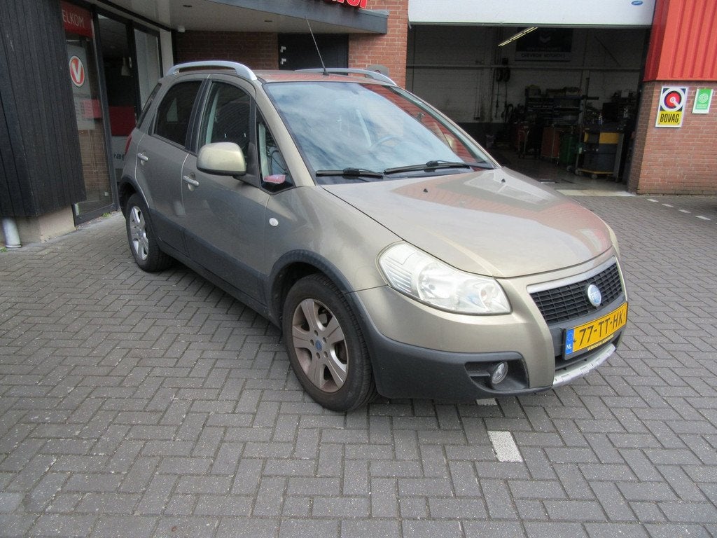 Fiat Sedici 1.6-16V Experience, Auto's, Stof, Gebruikt, Zwart, 4 cilinders