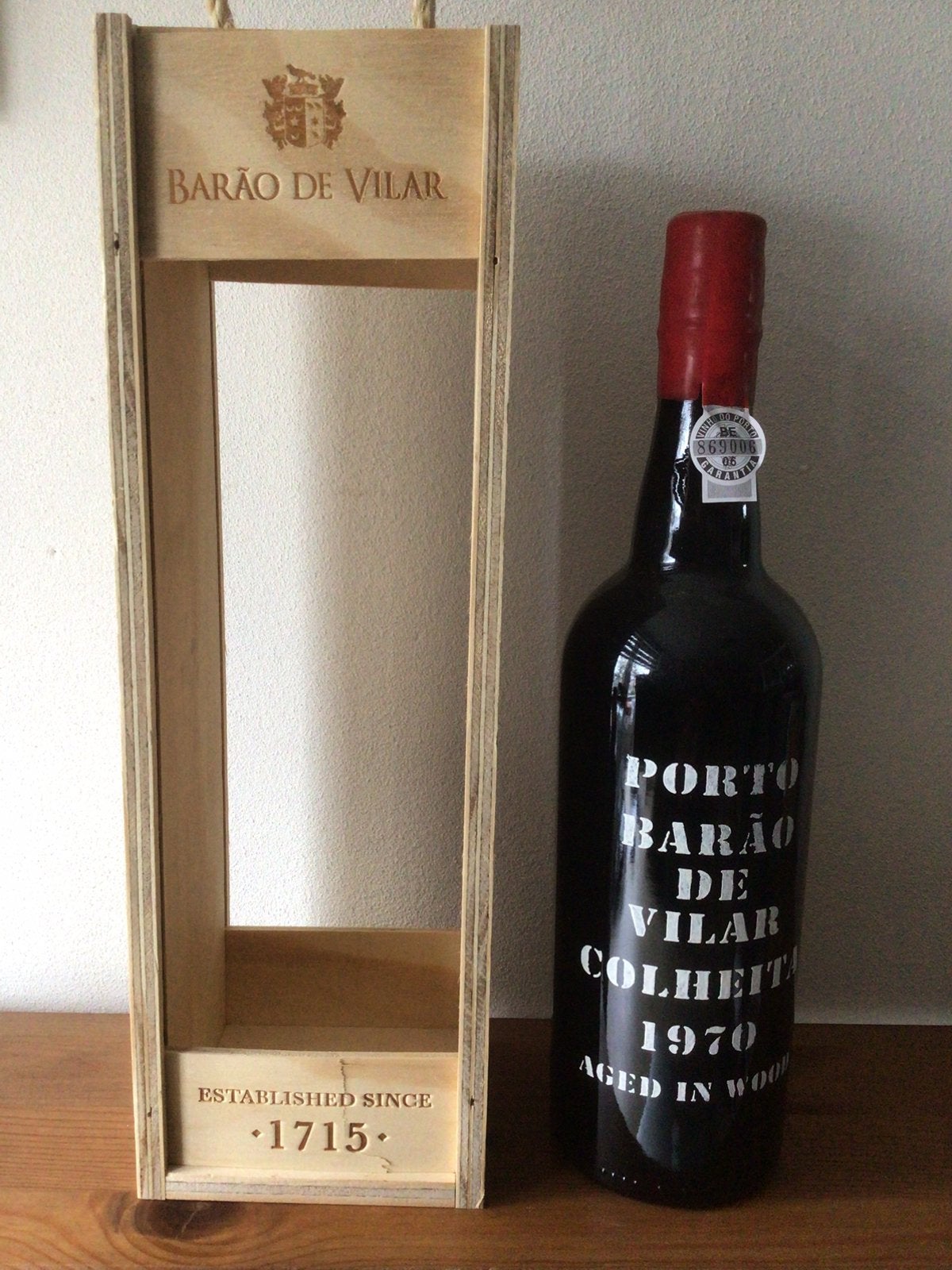 Bara de vilar colheita port uit 1970, Verzamelen, Nieuw, Ophalen of Verzenden, Vol, Overige gebieden