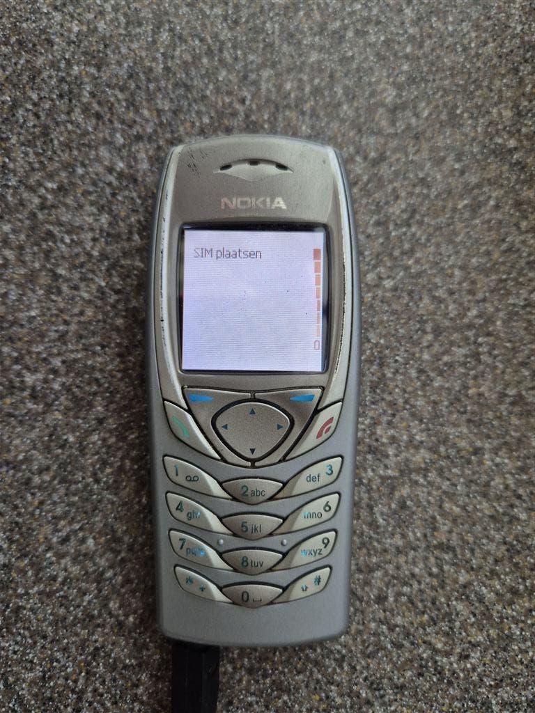 Nokia 6100 incl. lader, Gebruikt, Geen camera, Fysiek toetsenbord, Ophalen of Verzenden