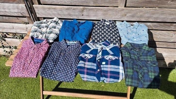 30x Overhemden G-Star Scotch & Soda Tommy Hilfiger maat XS S, Kleding | Heren, Overhemden, Ophalen of Verzenden, Zo goed als nieuw