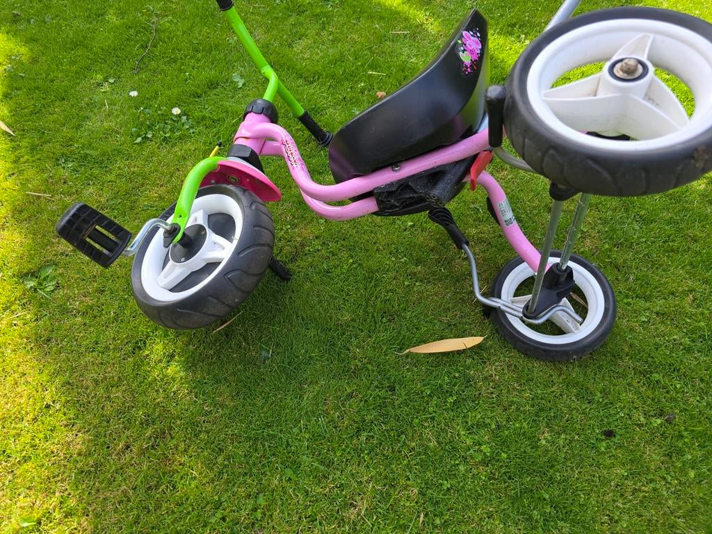 Puky Driewieler met duwstang - 3 tot 5 jaar, Ophalen, Gebruikt, Puky, Duwstang