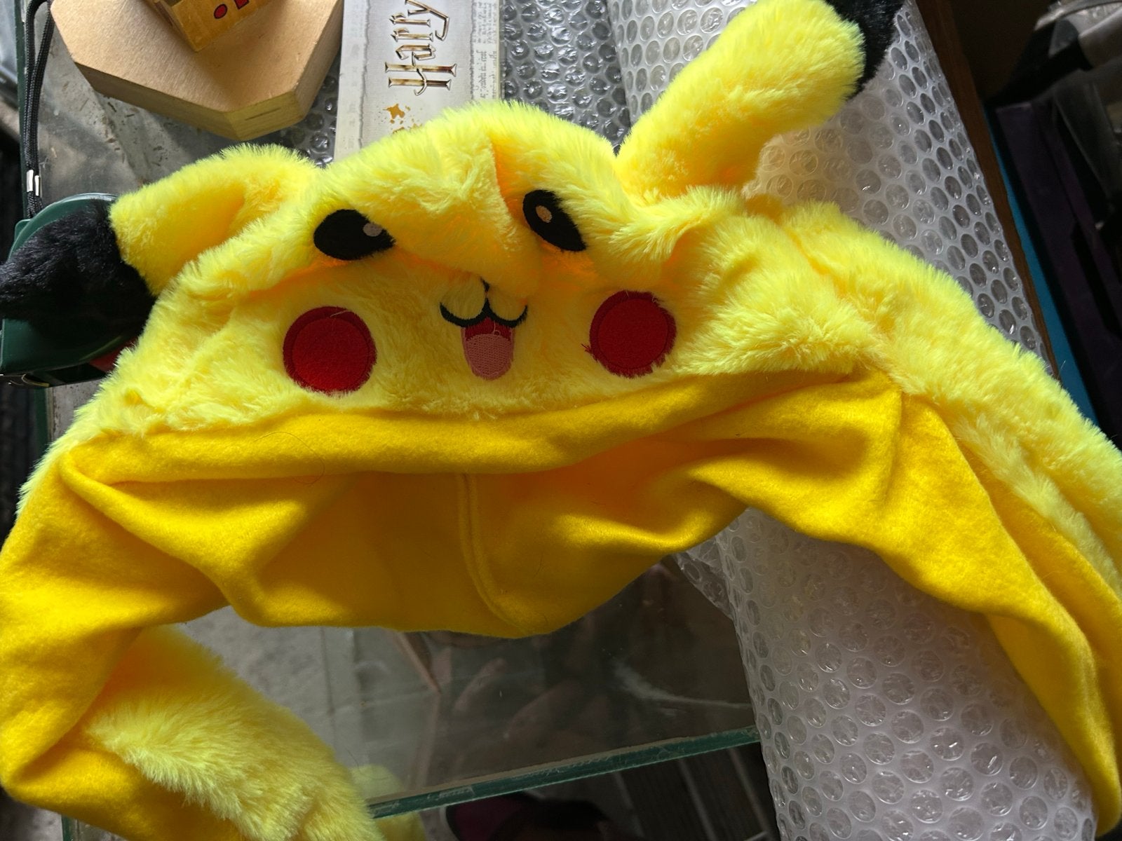 Leuke Pikachu muts/hoed - One size fits all, Ophalen of Verzenden, Zo goed als nieuw, One size fits all, Hoed