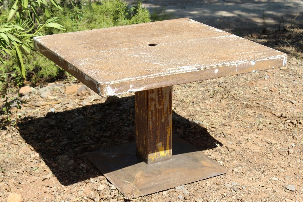 Brocante - Tintelende Vintage tuintafel, Tolix!, Ophalen, Gebruikt