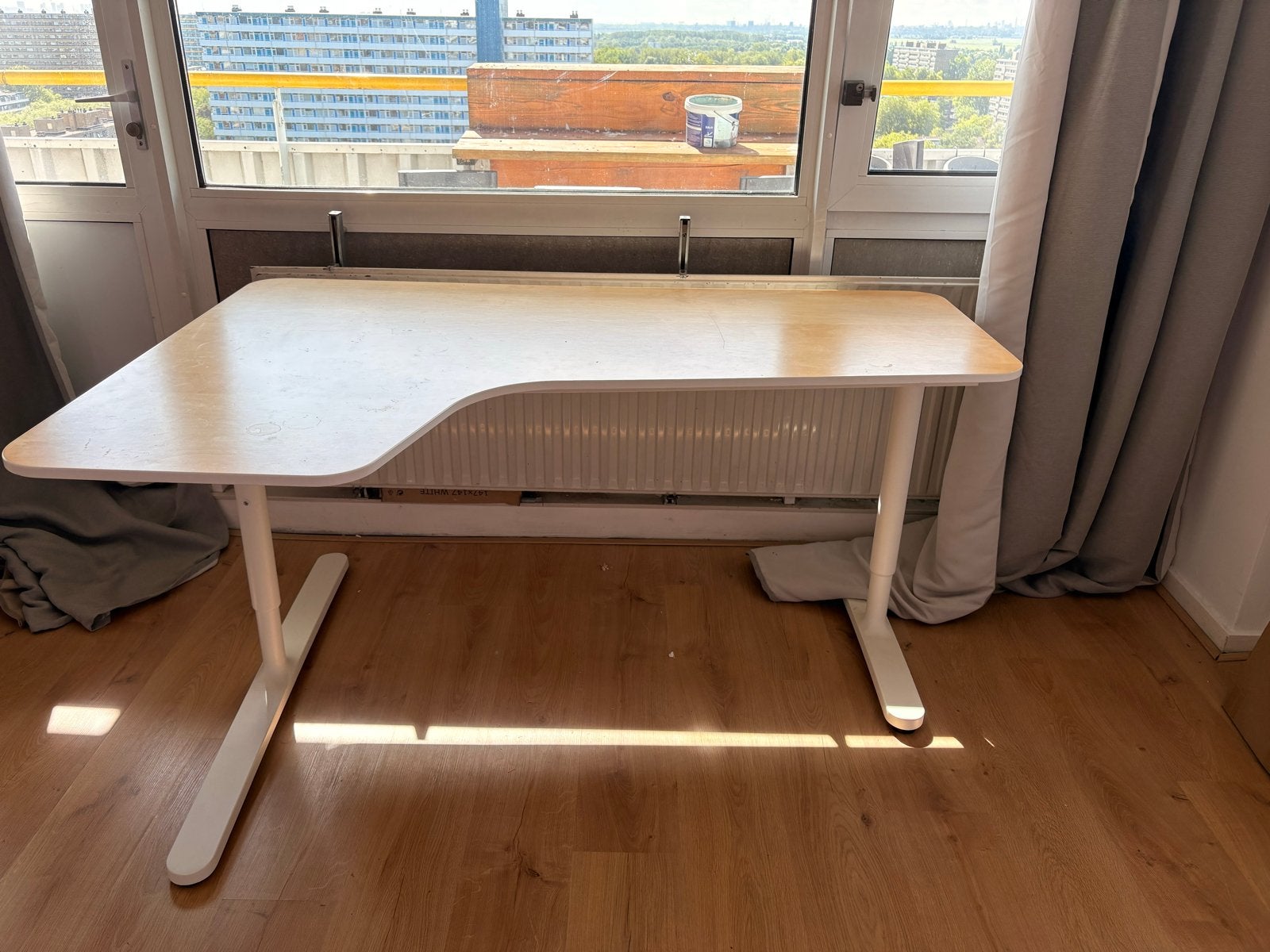 Ikea Bekant bureau en Orfjall bureaustoel, Ophalen, Overige typen, Gebruikt, Scandinavisch