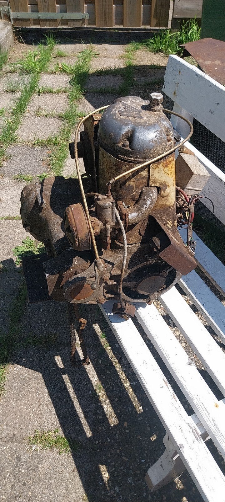 Heinkel tourist motorblok bromfiets scooter oldtimer antiek, Ophalen, Elektromotor