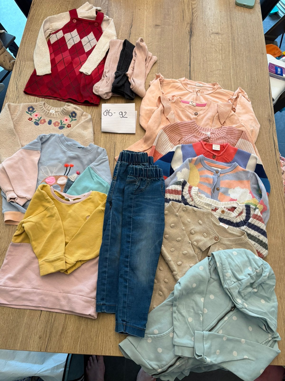 Kledingpakket meisje ZGAN 86-92 NEXT, enkel hema, Ophalen of Verzenden, Zo goed als nieuw, Maat 86