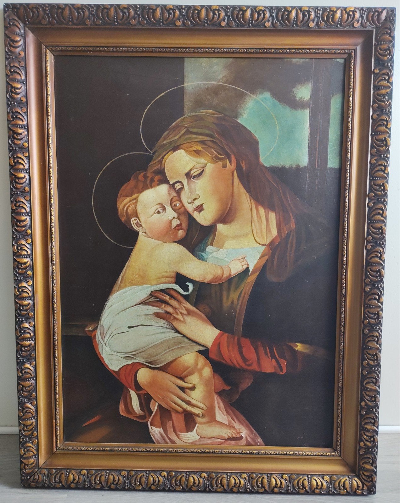 Prachtig groot en heel bijzonder antiek art niveau kunstwerk, Antiek en Kunst, Ophalen
