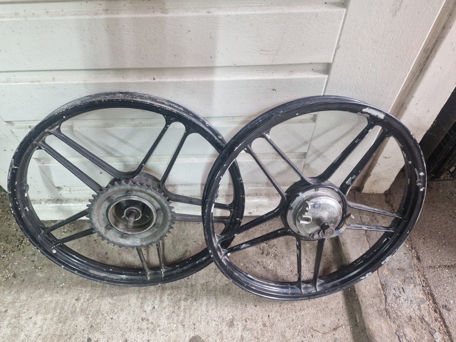 set puch maxi velgen, Ophalen