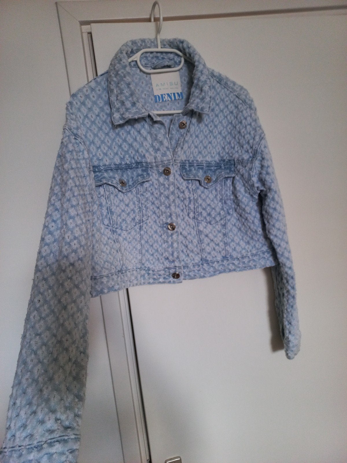 Zo goed als nieuw spijkerjasje - rook- en huisdiervrij, Blauw, Ophalen of Verzenden, Zo goed als nieuw, Maat 36 (S)