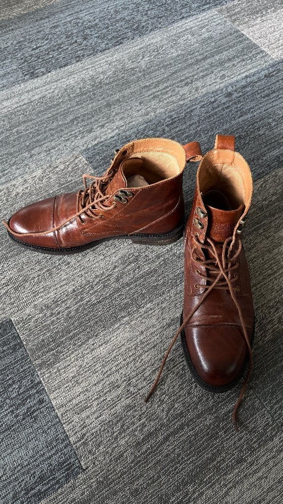 Brown Leather Boots, Ophalen, Levi's, Bruin, Boots