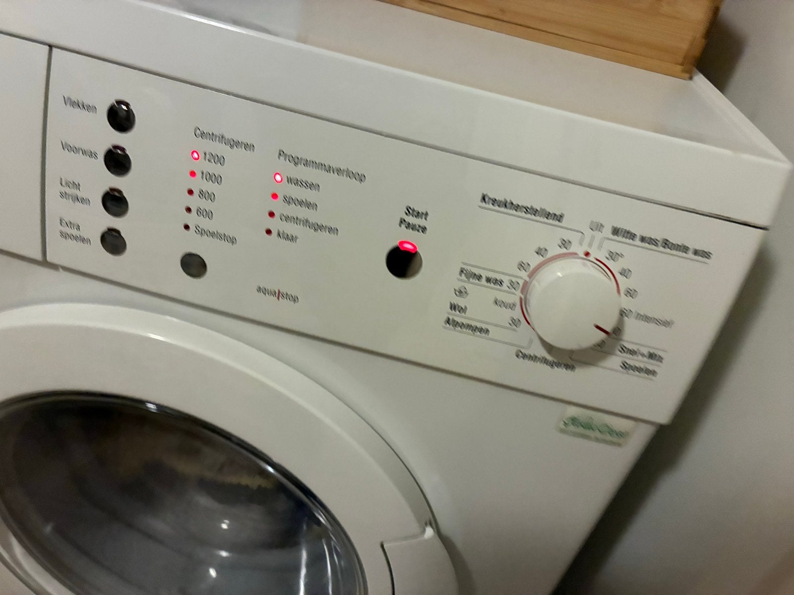 Foto 3 van Bosch AquaStar 1200 Wasmachine - Werkt perfect!