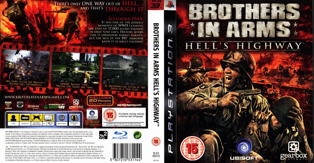PS3 Brothers in Arms Hell’s Highway, Vanaf 18 jaar, Shooter, 1 speler, Ophalen of Verzenden