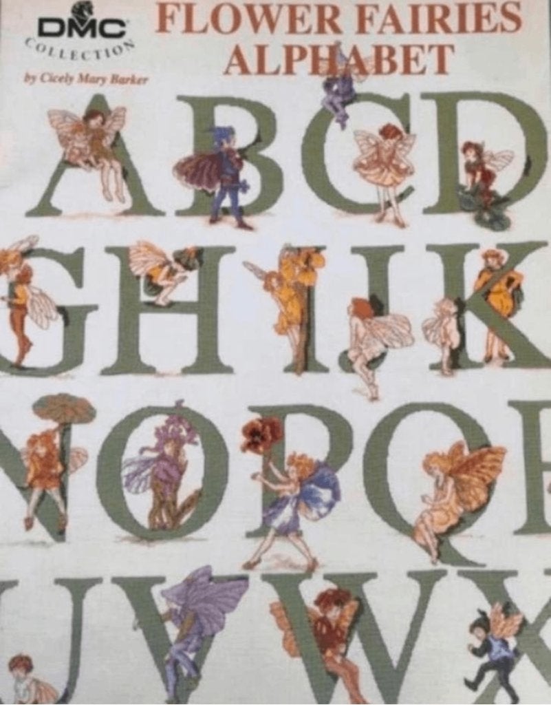 BORDUUR FLOWER FAIRIES ALPHABET Plusssssss, Hobby en Vrije tijd, Borduren en Borduurmachines, Verzenden, Zo goed als nieuw, Handborduren