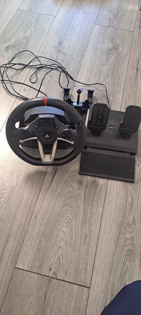 Hori Racing Wheel voor PS4 - Ervaar Realistisch Racen, Ophalen of Verzenden, Gebruikt, Stuur of Pedalen, PlayStation 4