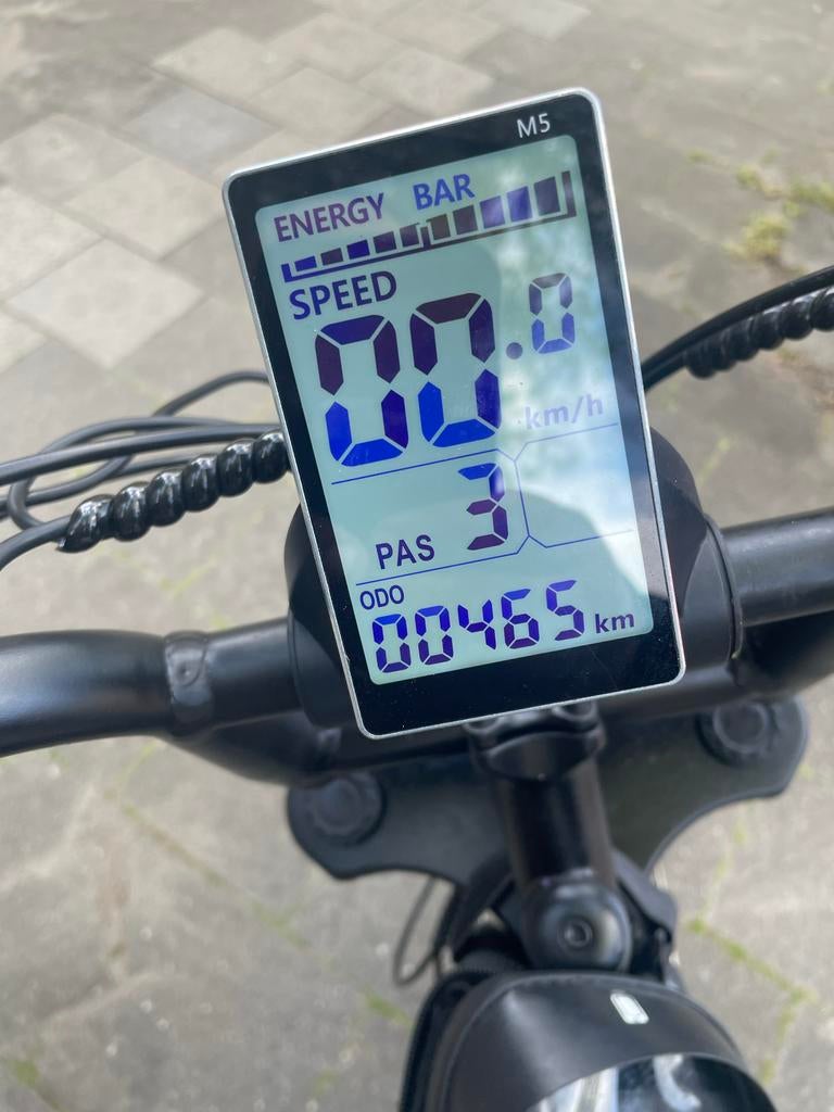 LCD-M5 Display voor E-bike/Fatbike - Zo goed als nieuw, Ophalen of Verzenden, Snelheidssensor, Zo goed als nieuw