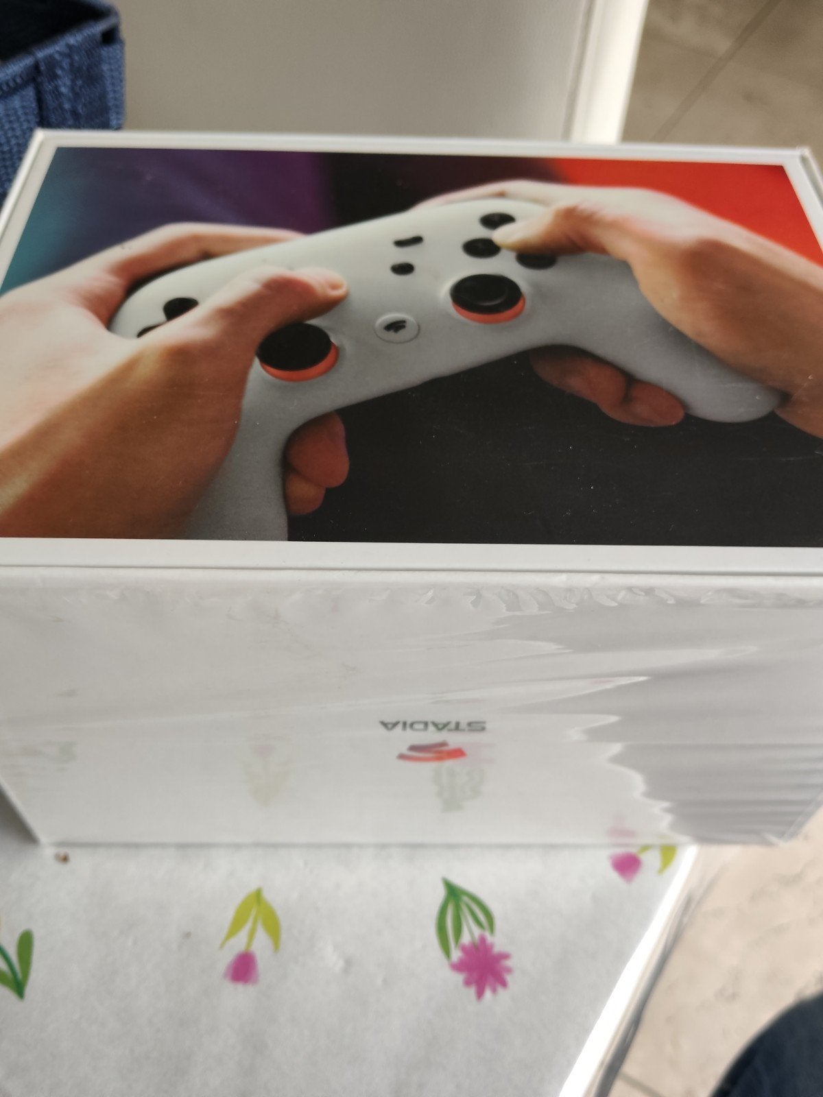 Google Stadia Controller - Wit met Oranje Accenten, Spelcomputers en Games, Ophalen of Verzenden, Overige merken, Nieuw