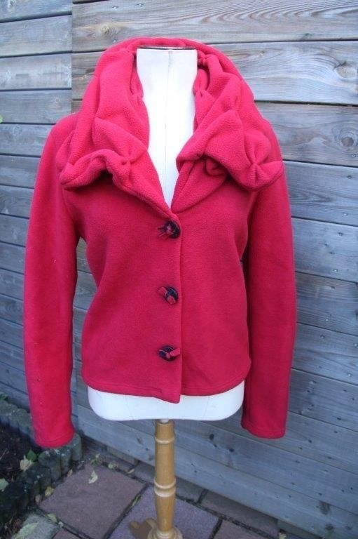 Jasje/ Vest rood Boris industries mt S/M Vaste prijs, Kleding | Dames, Maat 38/40 (M), Ophalen of Verzenden, Zo goed als nieuw