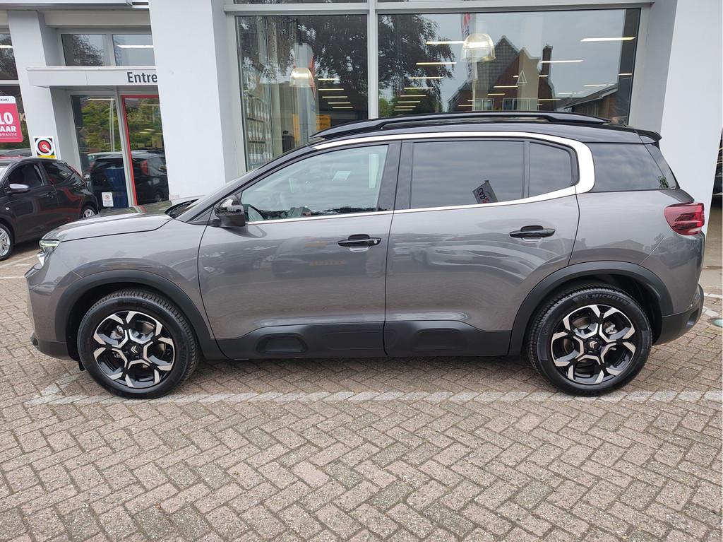 Citroën C5 Aircross 1.2 HYBRID 136 PLUS AUTOMAAT Leder/Sued, 12 maanden, Zwart, 1199 cc, C5 Aircross