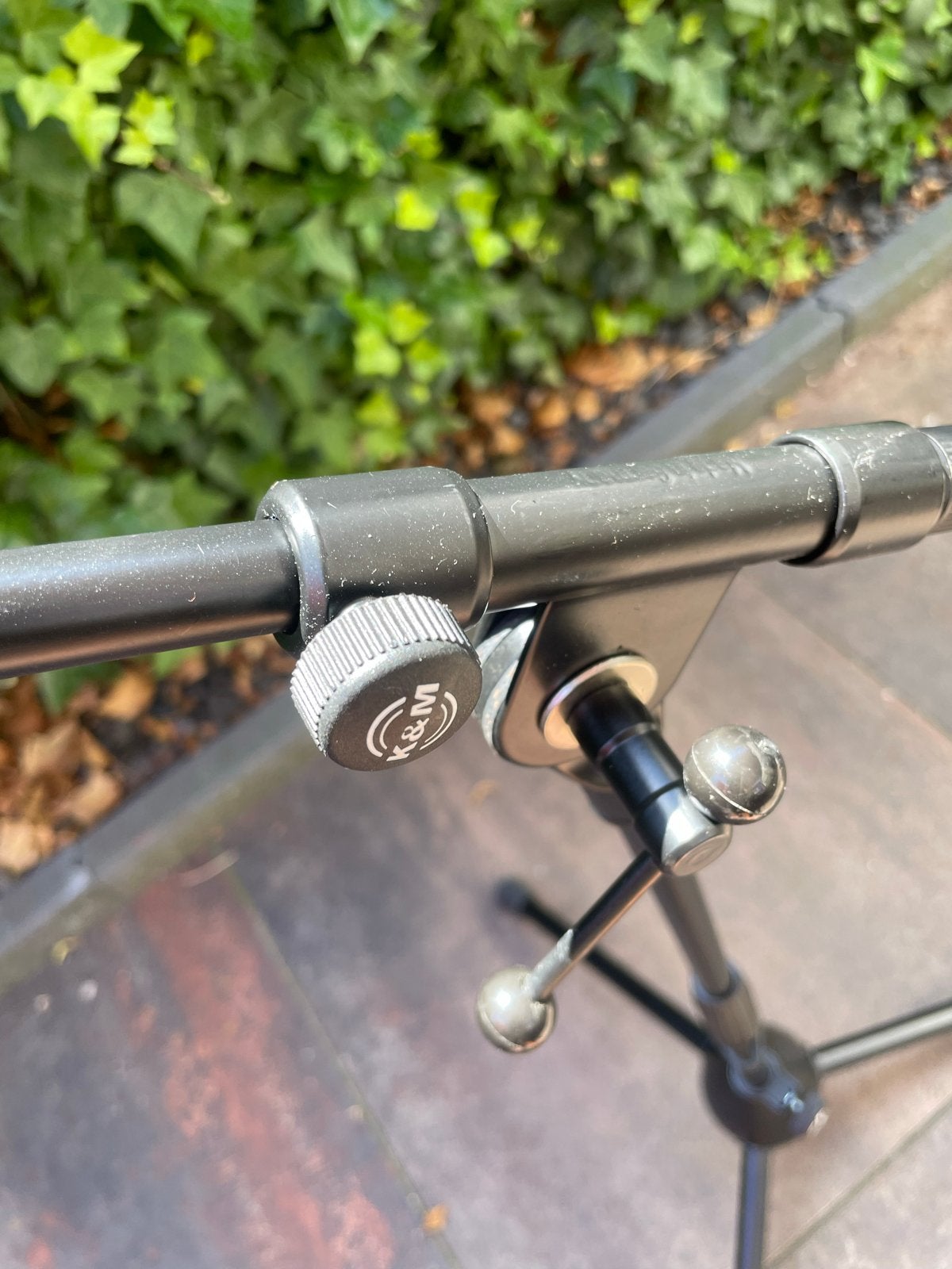 K&M Microfoonstatief met boomarm, Ophalen, Gebruikt, Instrumentstandaard, Microfoon