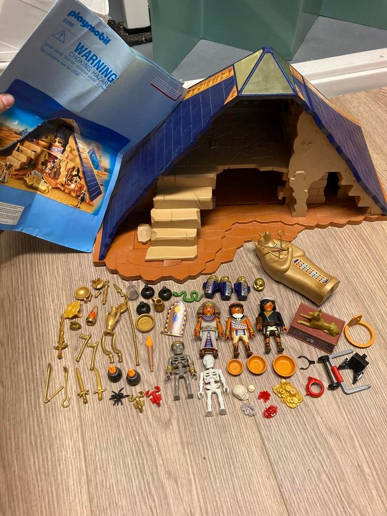 Playmobil piramide 5386, Ophalen of Verzenden, Gebruikt, Complete set
