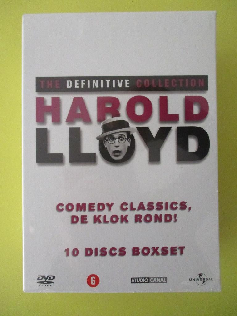 Harold Lloyd - Definitive collection - 10 DVD BOX - NIEUW !!, Alle leeftijden, Ophalen of Verzenden, Komedie, 1940 tot 1960