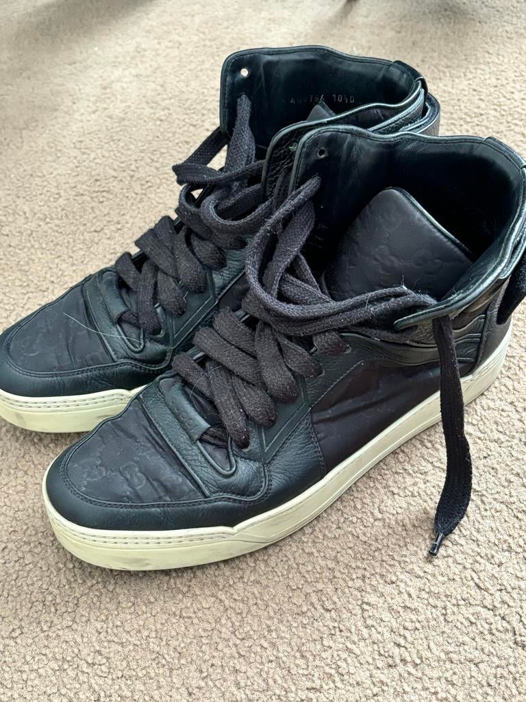 GUCCI zwarte sneakers maat 43,5, Ophalen of Verzenden, Zwart, Sneakers of Gympen