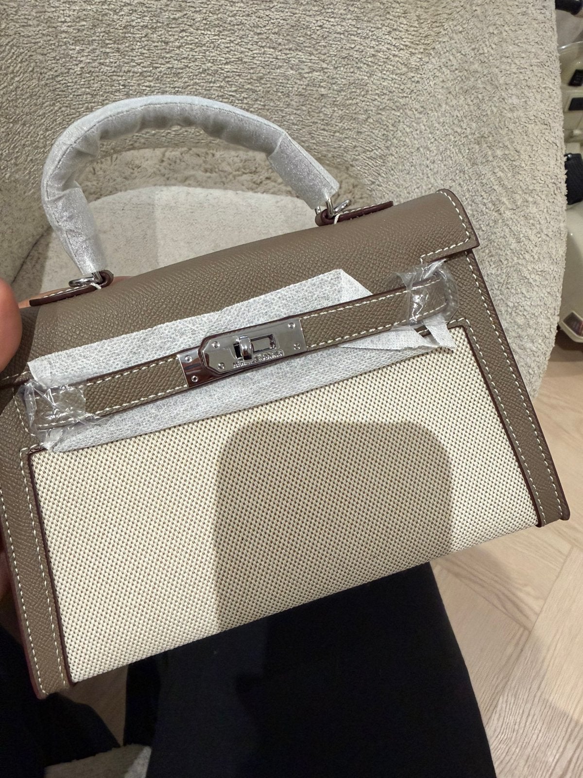 Mini kelly hermes, Sieraden, Tassen en Uiterlijk, Tassen | Damestassen, Verzenden, Nieuw, Handtas
