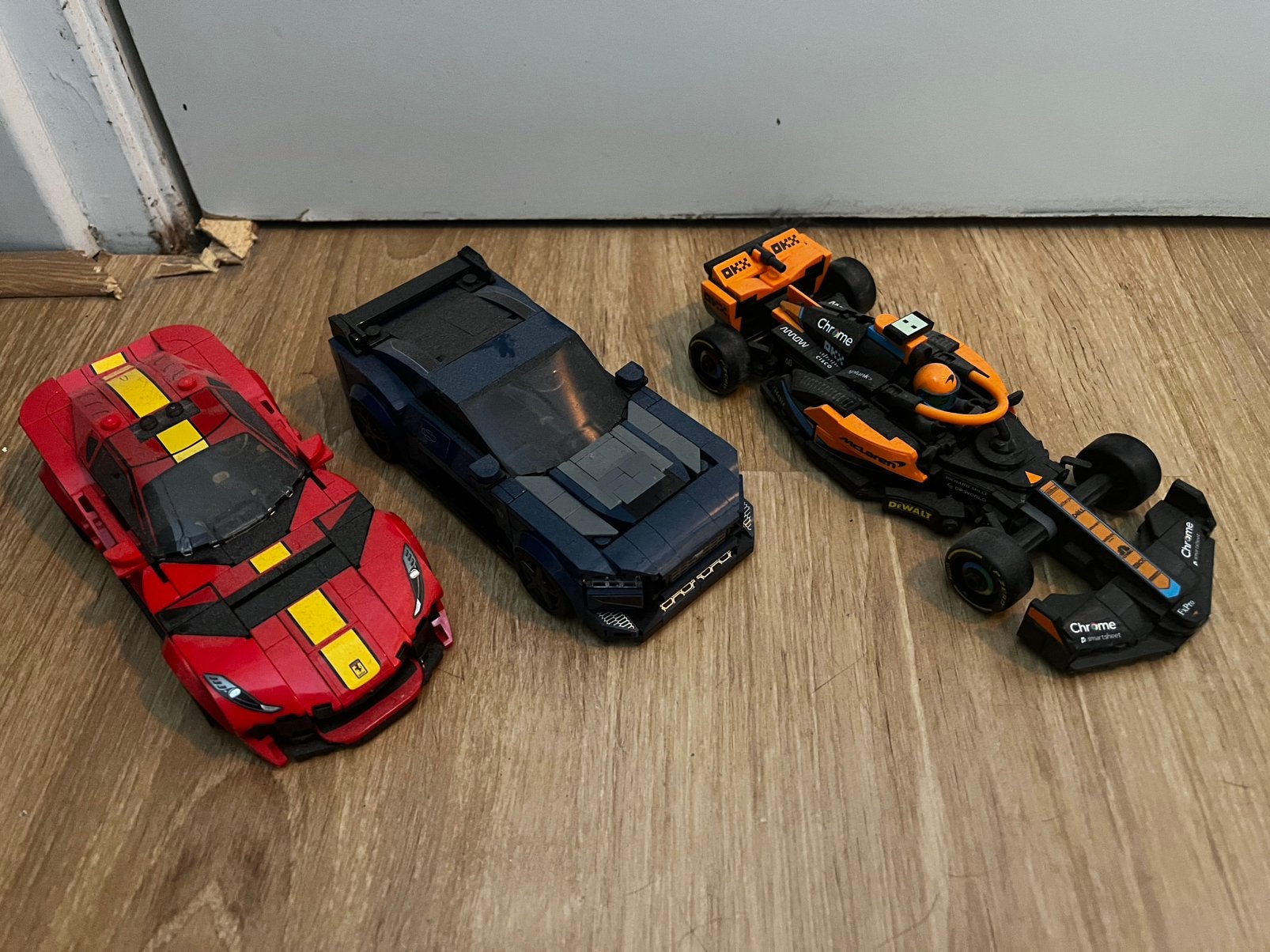 3x Lego Speedchamions auto’s, Ferrari, Ford en F1 McClaren, Ophalen, Gebruikt, Lego, Speed Champions