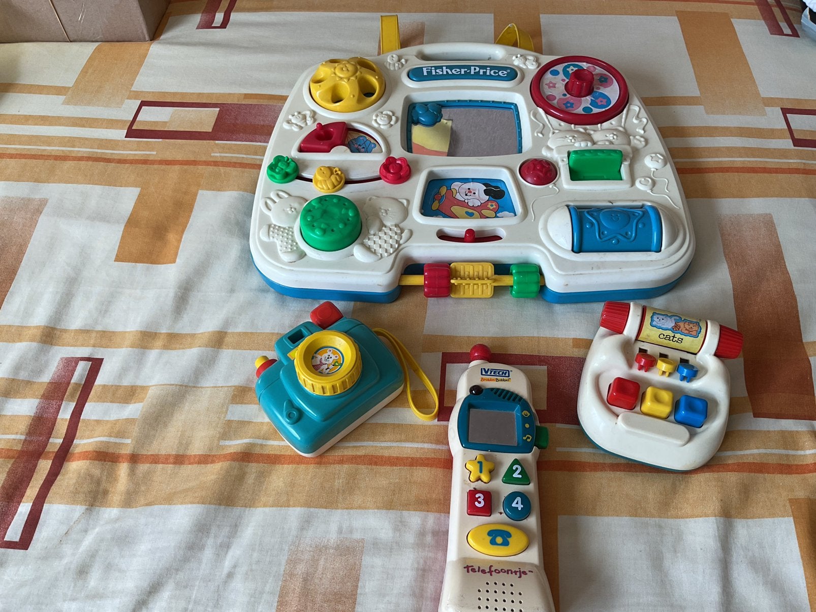 Vintage Fisher Price Activity Center en extra’s, Kinderen en Baby's, Speelgoed | Fisher-Price, Ophalen of Verzenden, Zo goed als nieuw