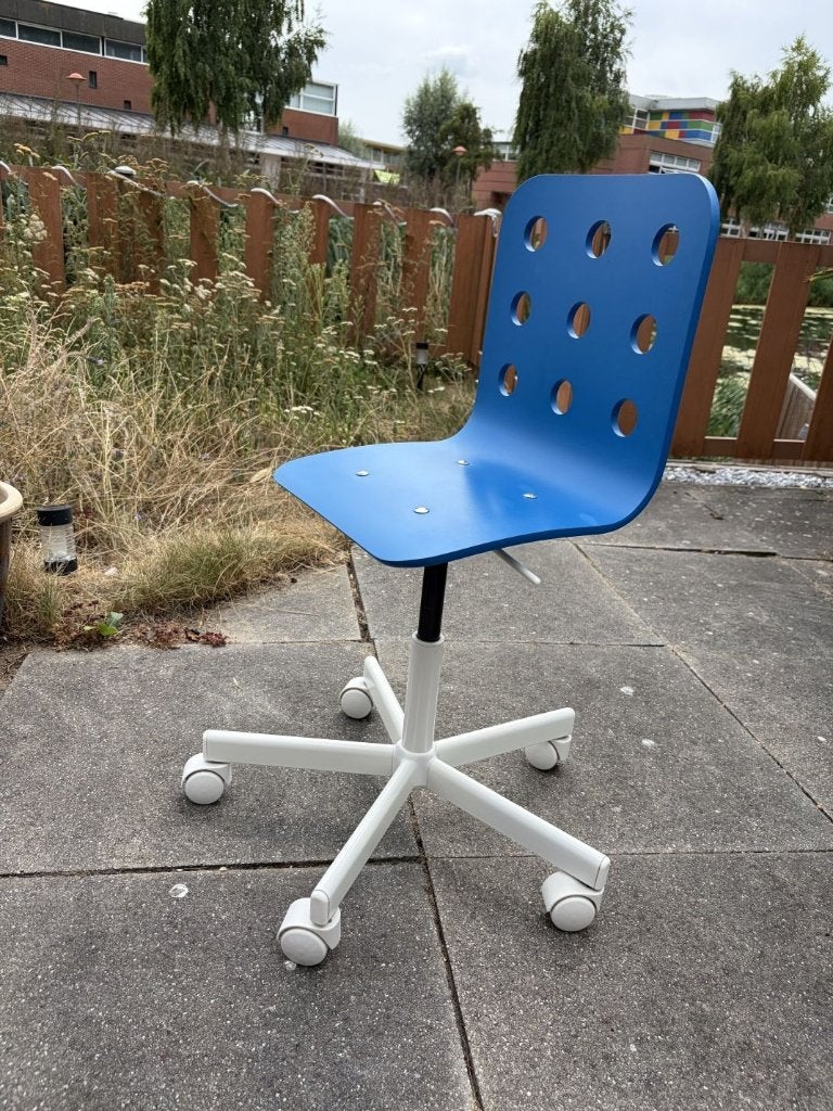 IKEA kinder buro stoel - blauw, Ophalen, Gebruikt, Stoel(en)