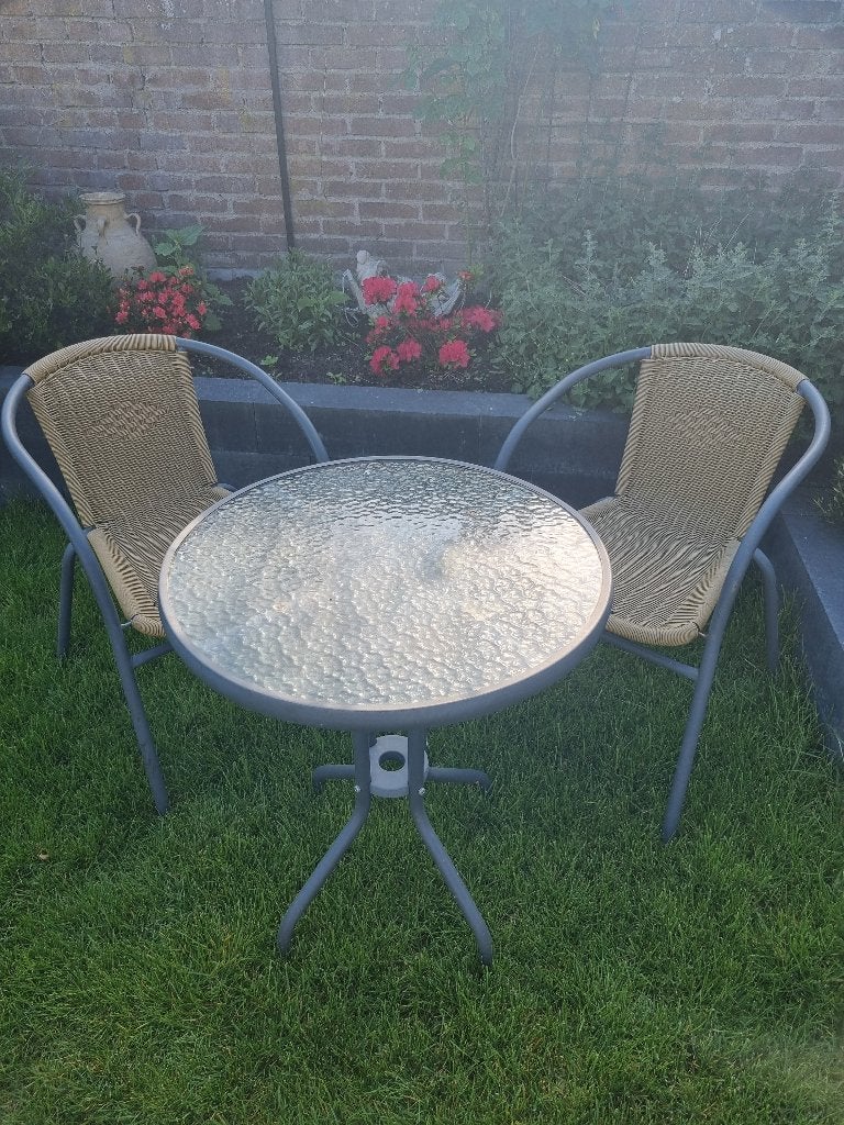 Bistroset, Overige materialen, Gebruikt, Bijzettafel, Ophalen